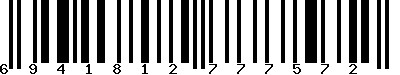 EAN-13 : 6941812777572