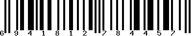 EAN-13 : 6941812784457