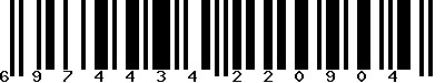 EAN-13 : 6974434220904