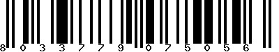 EAN-13 : 8033779075056