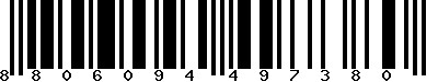 EAN-13 : 8806094497380