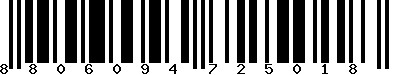 EAN-13 : 8806094725018
