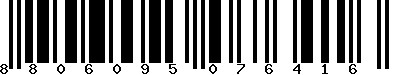 EAN-13 : 8806095076416