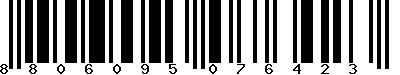 EAN-13 : 8806095076423