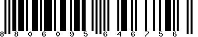 EAN-13 : 8806095646756
