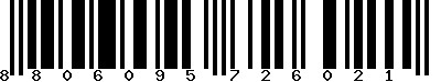 EAN-13 : 8806095726021